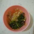 MPASI Kentang + Jamur Shitake + Bayam + evoo