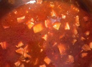 Una foto de Callos a la gallega con chorizo