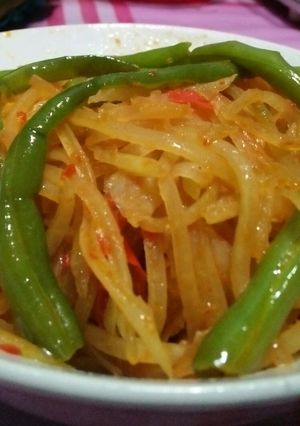 Foto resep Tumis pepaya buncis
