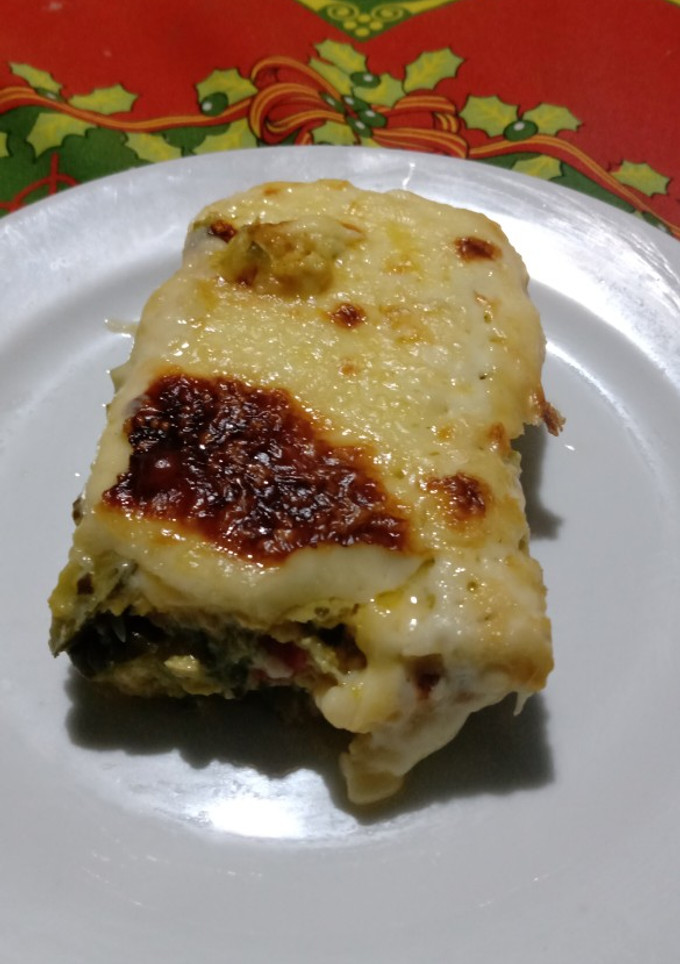 Una foto de Soufflé de zapallitos verdes