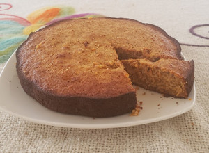 Una foto de Queque de zanahoria sin gluten y sin azúcar