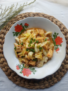 Foto resep Tumis Pedas Kol Tahu Putih