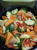 Suculento salteado de verduras