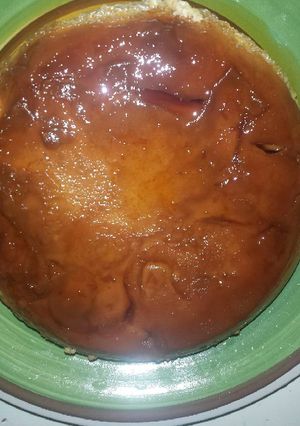 Una foto de Flan de leche sin horno