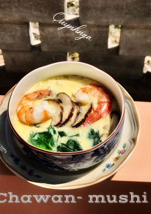 Hình của món Chawan- mushi (trứng hấp kiểu nhật).