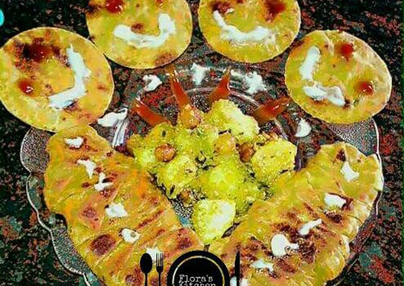 Kids special alu ka paratha & sabji