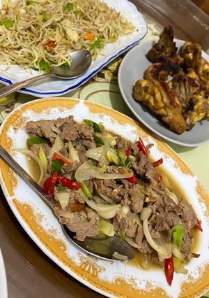Foto resep Daging tumis bombay cabe