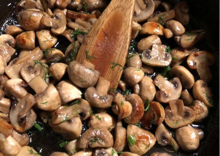 Steps to Make Super Quick Homemade Champignons with dill