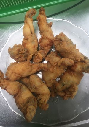 Hình của món Ếch chiên giòn.