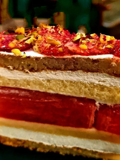 A picture of Red Velvet Chocolate Truffle Cake.