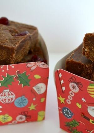 A picture of Christmas Fudge.