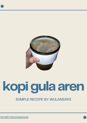 Foto resep Kopi gula aren home made