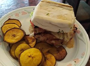 Una foto de Hamburguesa de pollo
