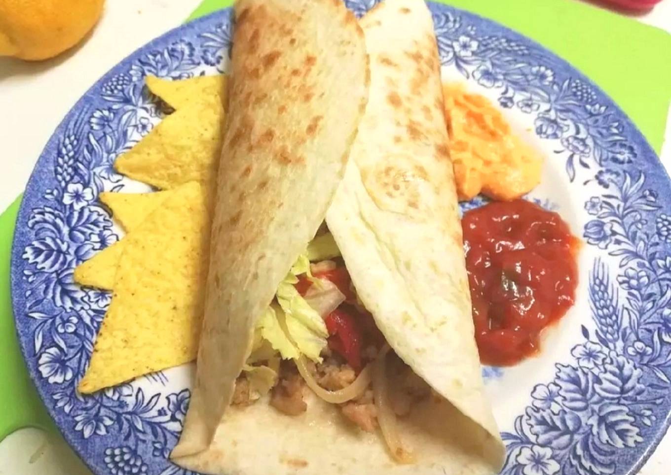 Fajitas de carne picada picantes