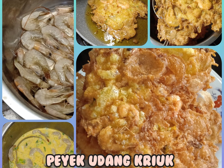 Resep Peyek udang kriuk Anti Gagal