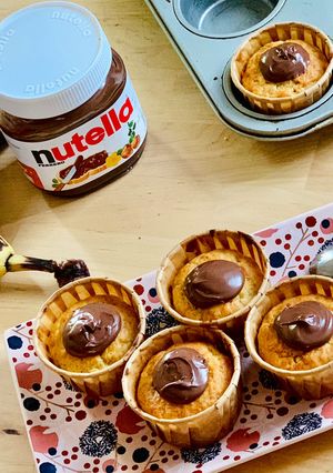 Une photo de Muffins banane Nutella