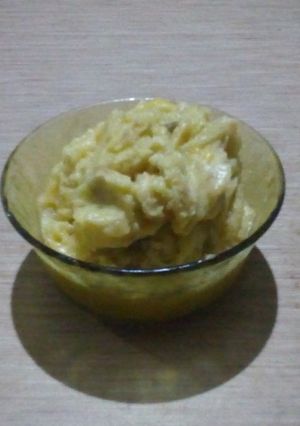 Una foto de Helado base de banana
