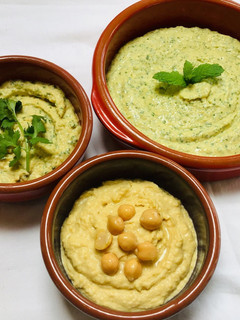 A picture of Herby Hummus.