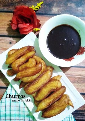 Foto resep Churros krispi diluar lembut didalam