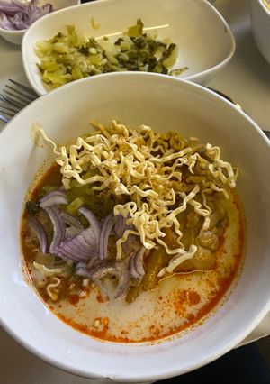 A picture of Chicken Kao Soi.