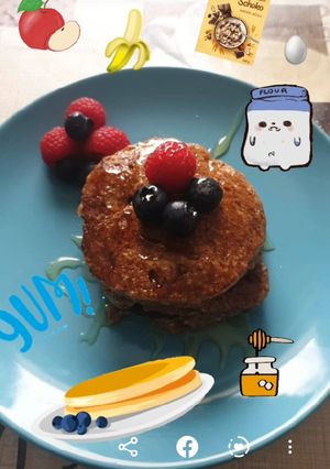 Φωτογραφία της συνταγής Banana-Apple Pancakes