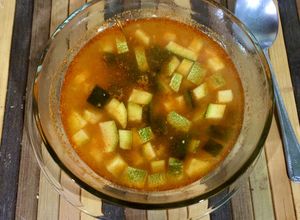 Una foto de Sopita del campo