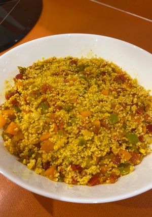 Una foto de Cous cous de verduras