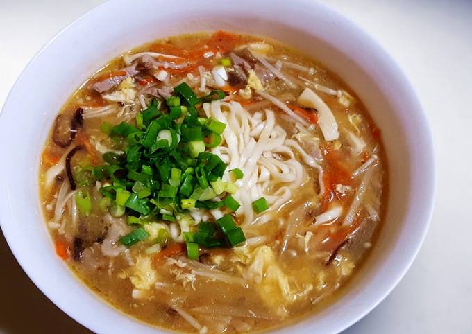 Recipe of Award-winning Hot and Sour Soup/noodles Taiwanese style