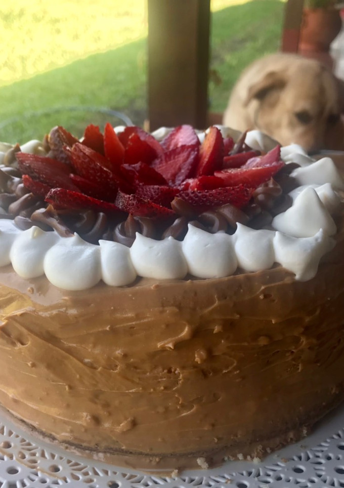 Una foto de Torta con Dulce de leche