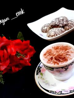 عکسی از دستور شیر قهوه دارچینی