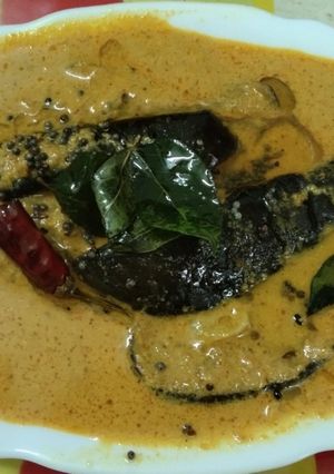 A picture of Egg Plant Salan // Baigan Ka Salan.