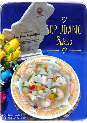 Foto resep Sop Udang Bakso