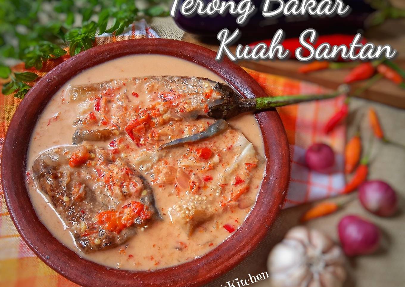 🍆 Terong Bakar Kuah Santan 🍆