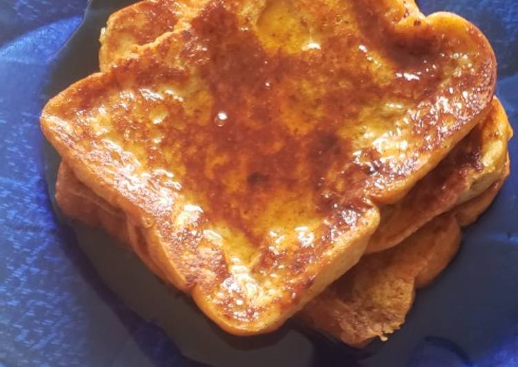 Steps to Prepare Favorite French vanilla French toast