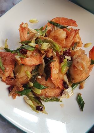 Foto resep Udang goreng lada garam