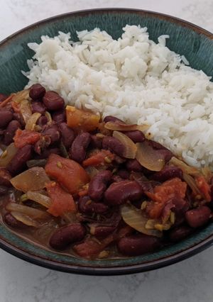 A picture of Rajma Curry/Sabji.