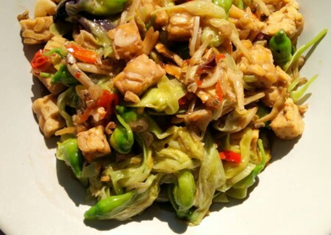 Tumis 3 T, turi, teri, tempe
