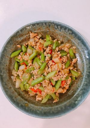 四季豆辣炒絞肉 的食譜成品照片