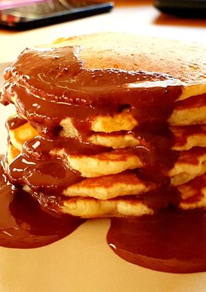 Foto resep 20.Pancake chocolate sauce