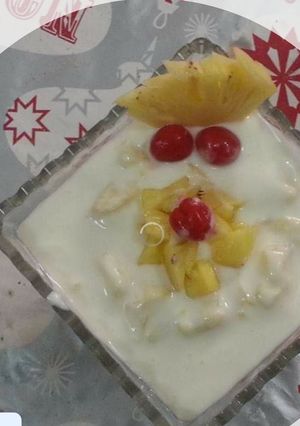 A picture of Pineapple raita.