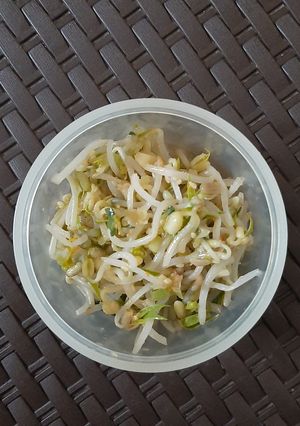 Foto resep Sukjunamul muchim (mung bean sprout side dish)