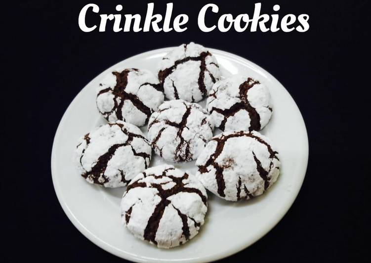 Crinkle cookies