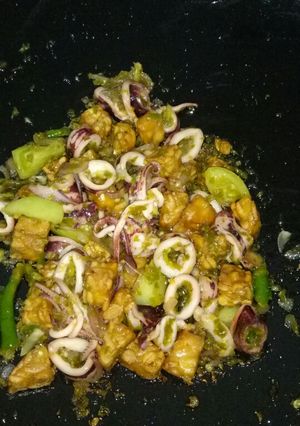 Foto resep Cumi Tempe Sambal Ijo