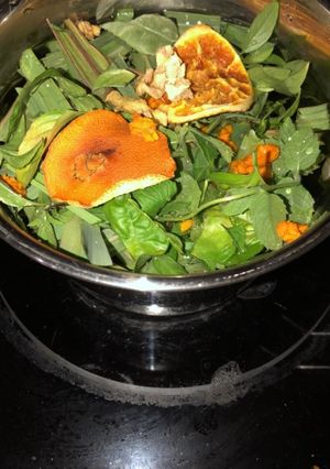 Una foto de Infusión de Albahacas-Naranja-Limoncillo