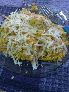 Una foto de Guiso de arroz con pollo