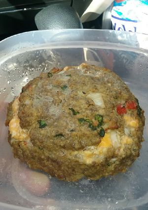 A picture of Keto Stufft Burger.