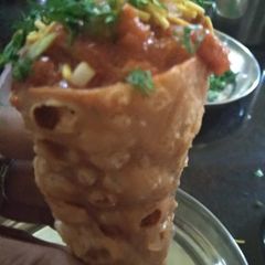 A picture of Bhaji cone.