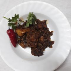 A picture of Mbuzi Ulaya Fry with Honey.