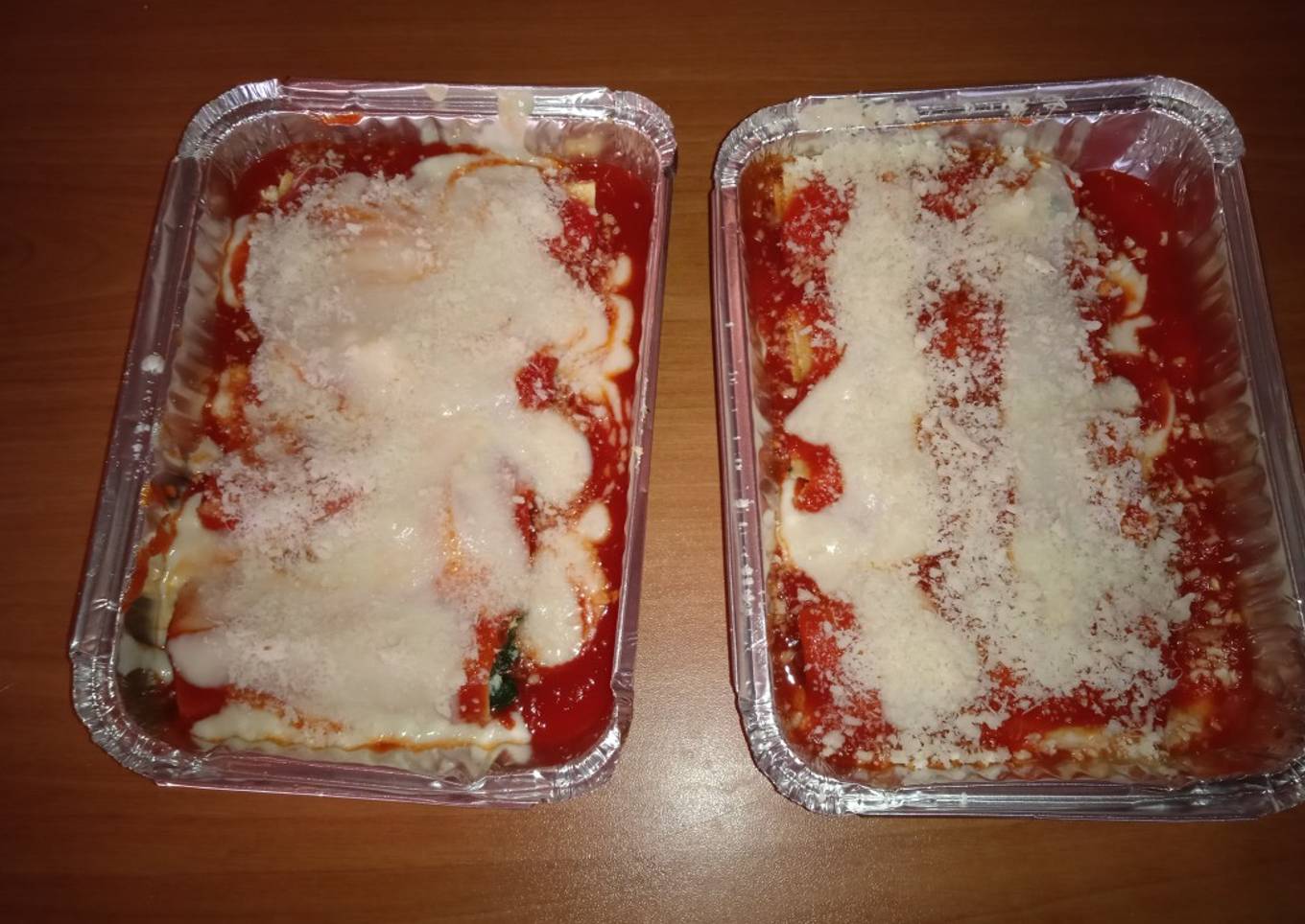 Cannelloni ripieni di spinaci and ricotta
