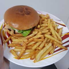A picture of Grilled Cheese Burger.